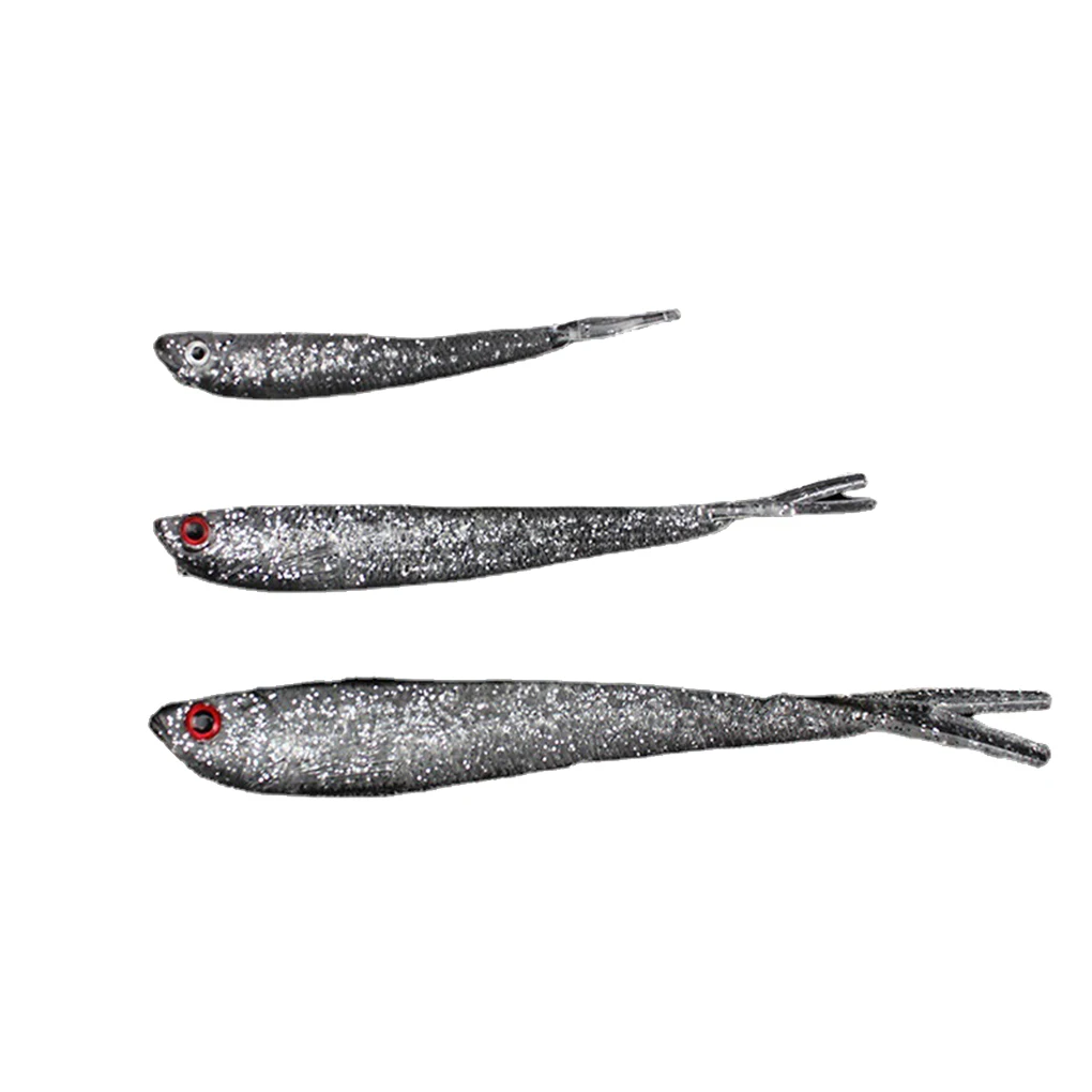 

20Pcs Fishing Lure Artificial Soft Fish Bass Shad Fake Vivid Accessories