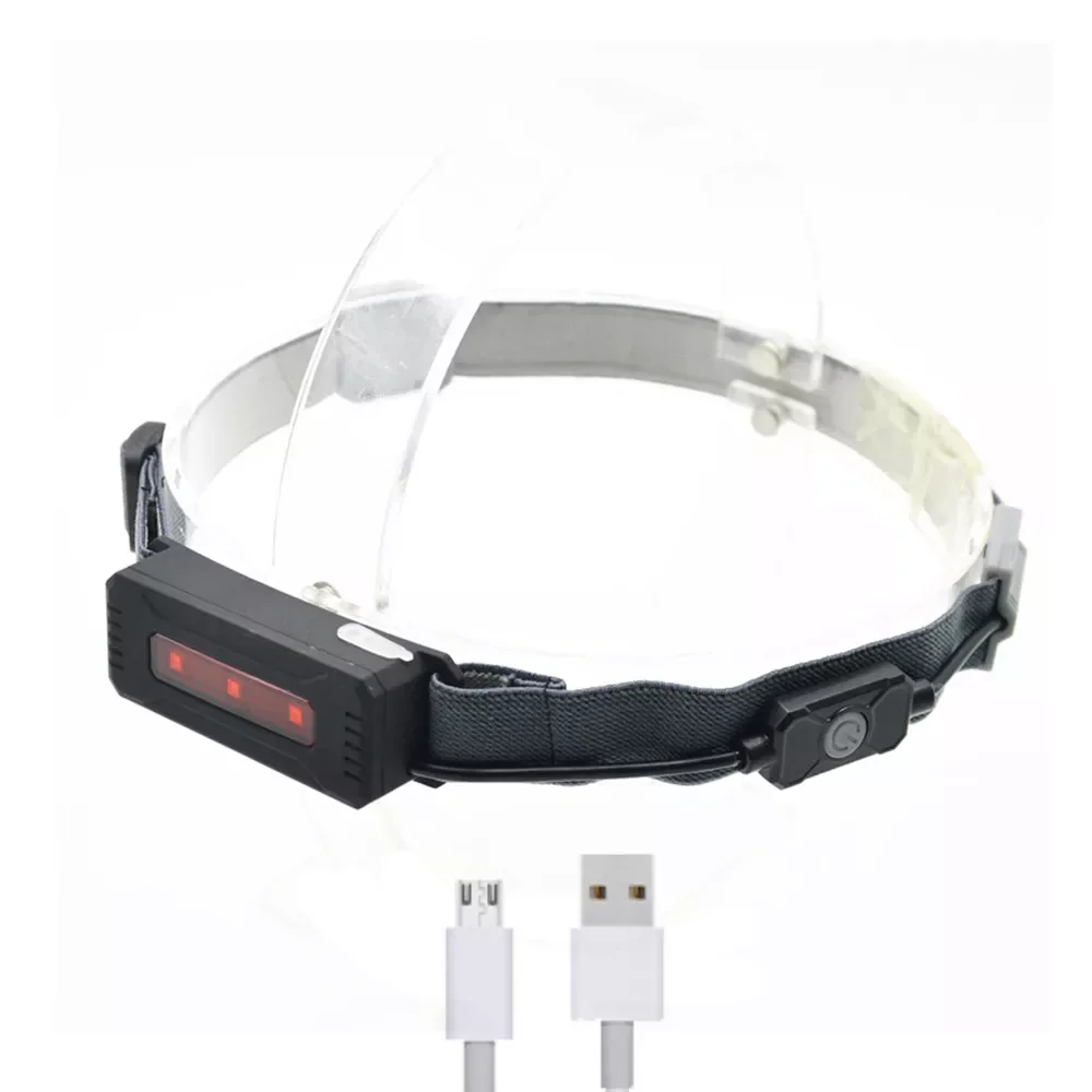 

Night Running Headlamp COB Headlight Torch Work Light Bar Head Band Lamp for Hiking Hunting Camping Outdoor Accessories