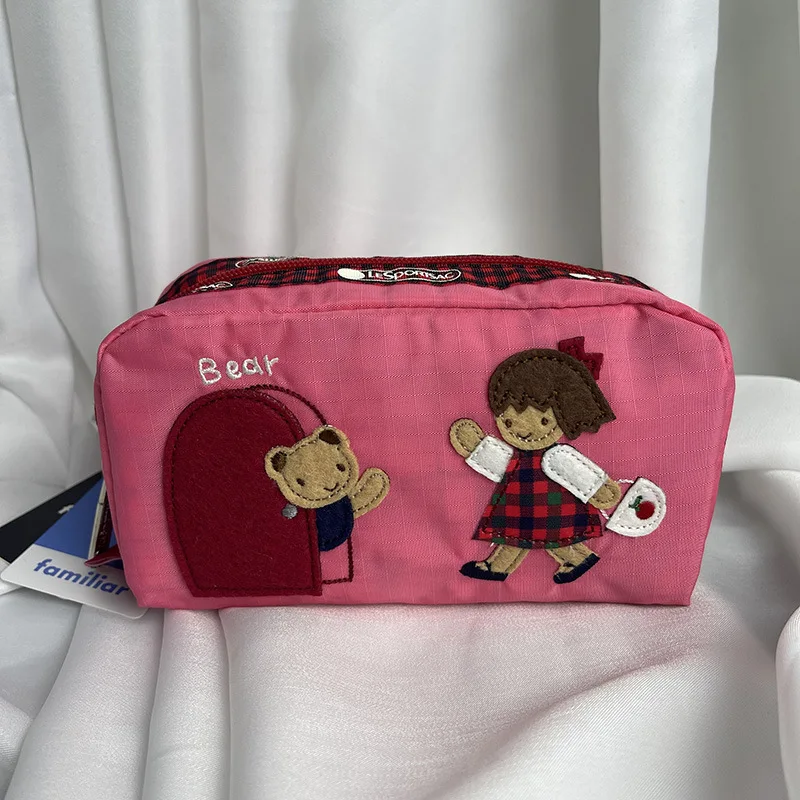 

Kawaii аниме мультфильм Lesportsac знакомый задний тоут сумка на плечо Женская Повседневная мультяшная серия стикеров универсальная сумка