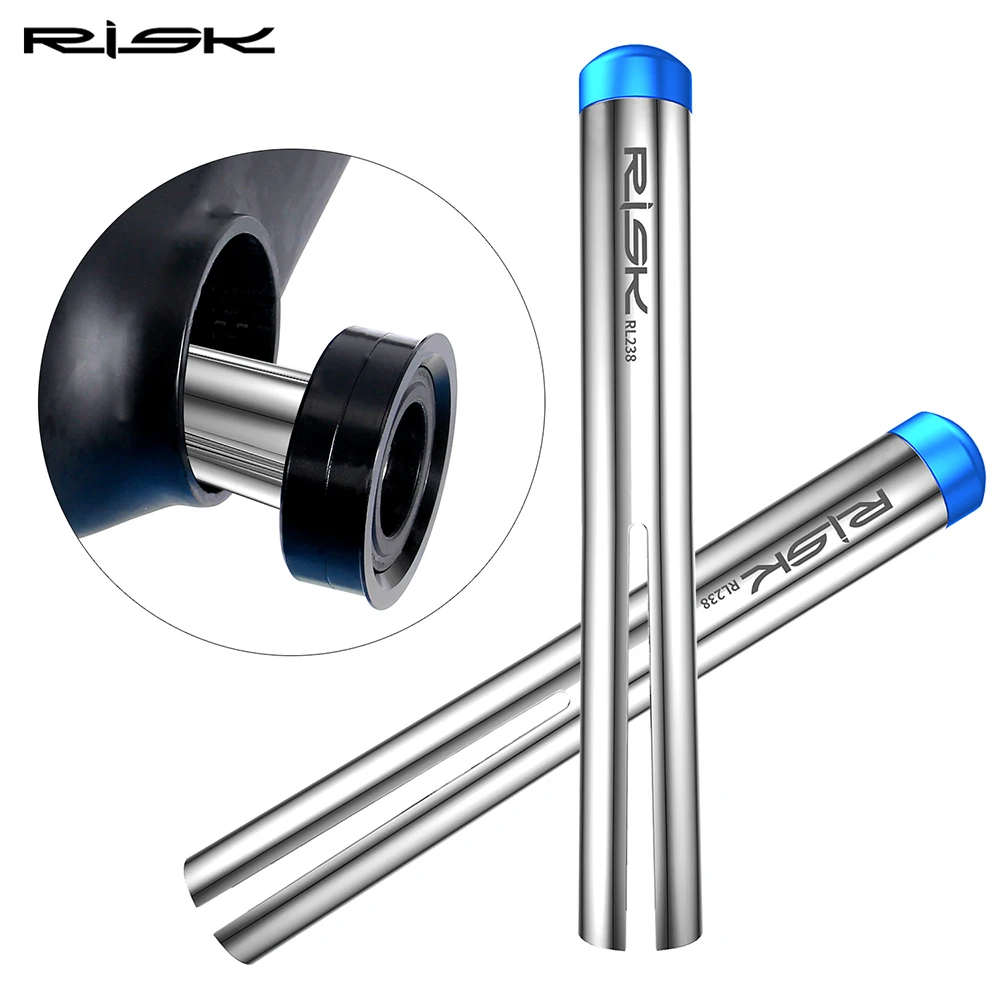 RISK Bike-prensa de husillo para bicicleta, herramienta de extracción de eje inferior de 22-24mm, compatible con taza de soporte inferior BB, BB86, BB90, PF30
