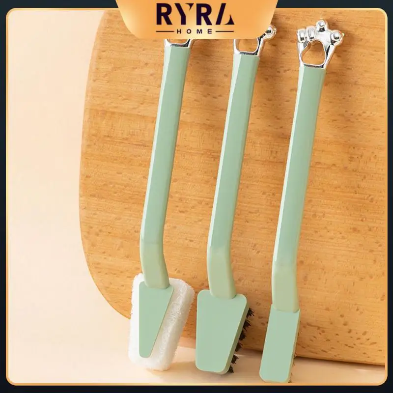 

180x50mm Not Hurt Small Brush Range Hood Stove Pot Washing Brush Kitchen Stove Brush Kitchen Supplies Green/white Household Pp