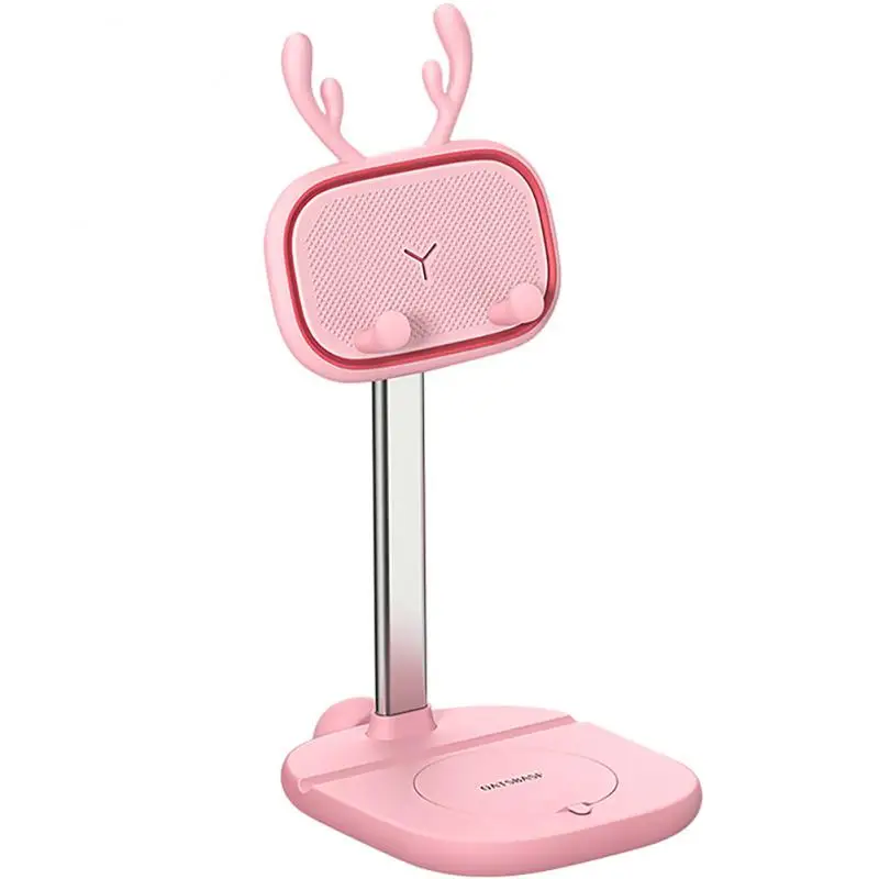 

Lazy Mount Adjustable Rabbit Ear Desktop Bracket Ergonomic For Tablets Ipad Mobile Phone Holder Mobile Phone Holder Universal