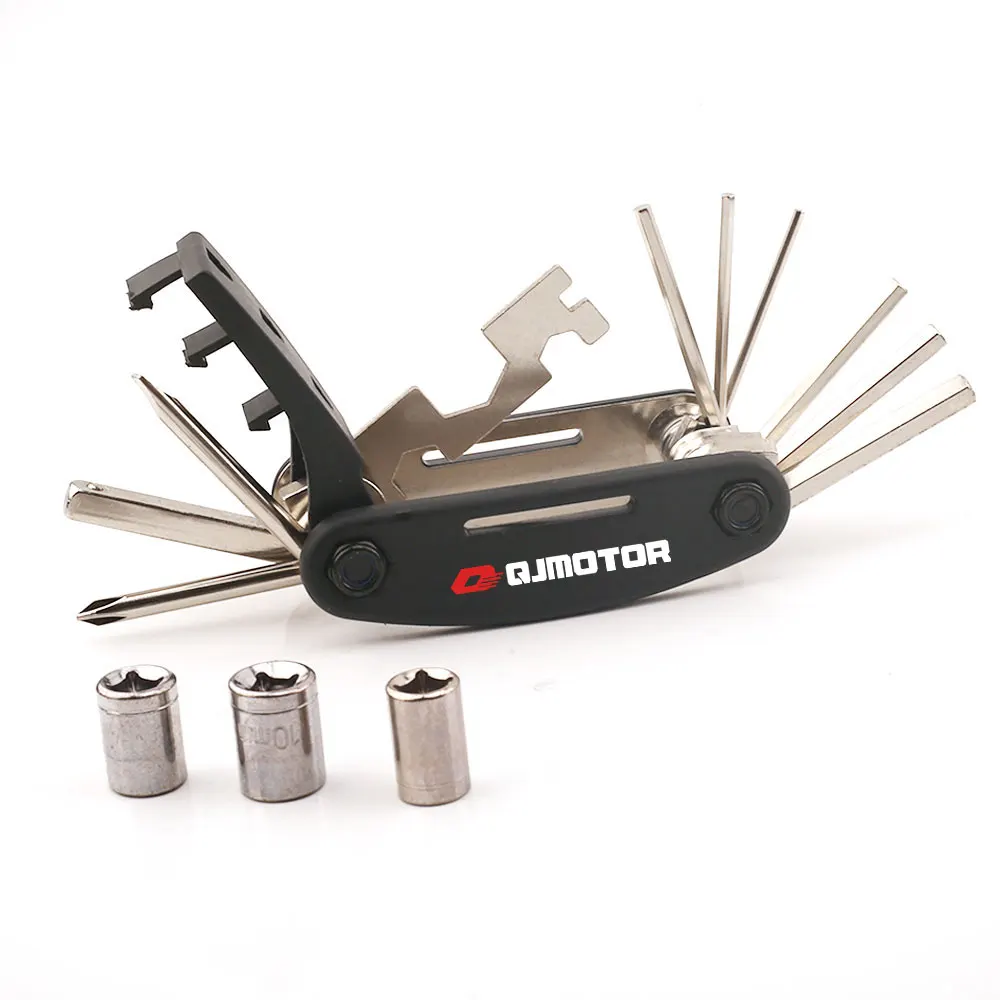 

Для QJMOTOR SRT SRV SRK 300 350 400 500 700 800 RR S SVT мотоцикла 16 в 1, многофункциональные аксессуары для инструментов