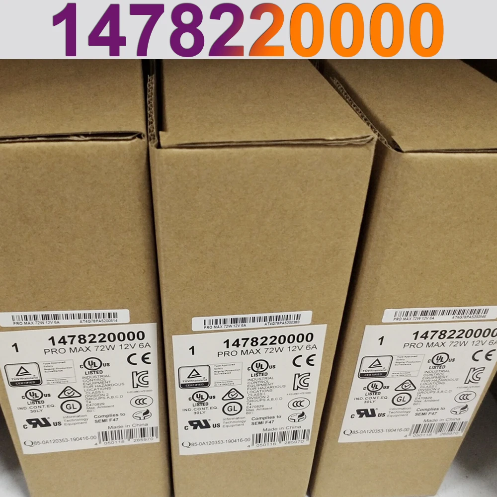 

New PRO MAX 72W 12V 6A Switching Power Supply For Weidmuller 1478220000
