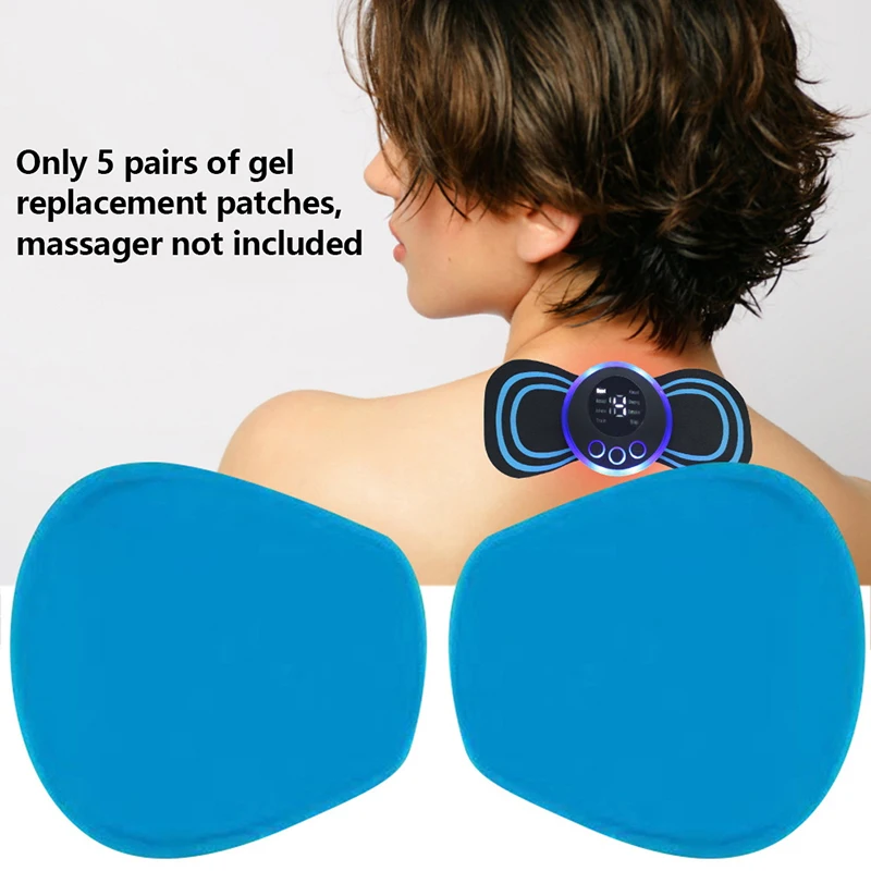 

Gel Pads for EMS Neck Massager Trainer Hip Exerciser Replacement Body Massager Patch Muscle Stimulator Sticker Gels Accessories