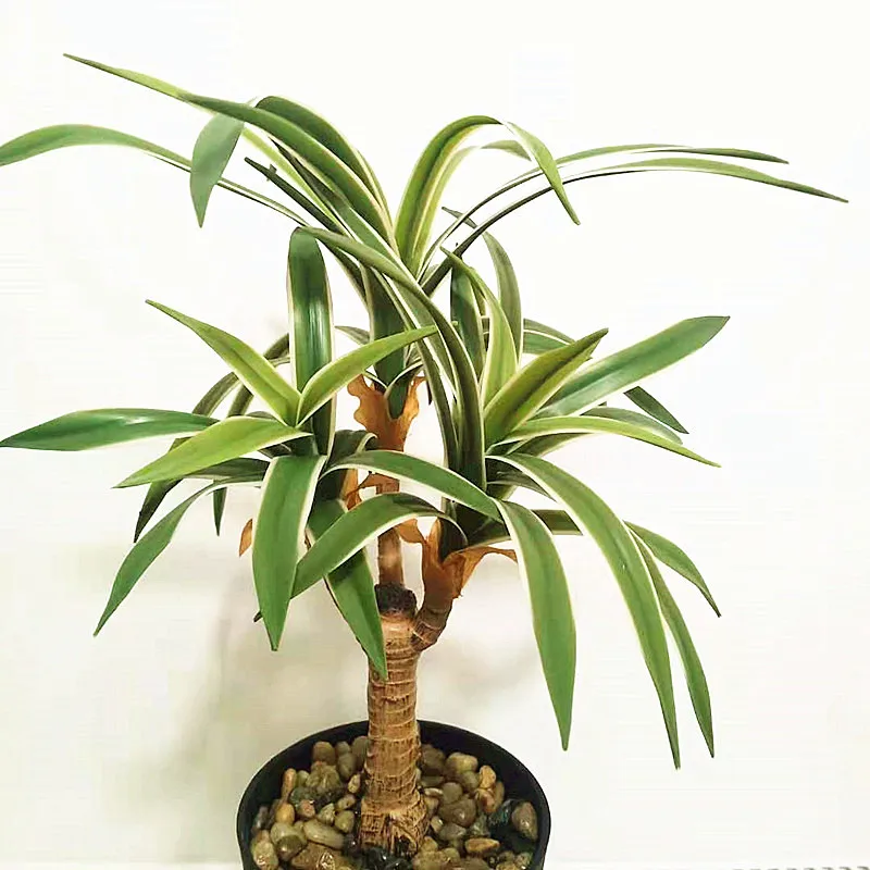 Искусственные драцены в горшках реалистичные тропические искусственные