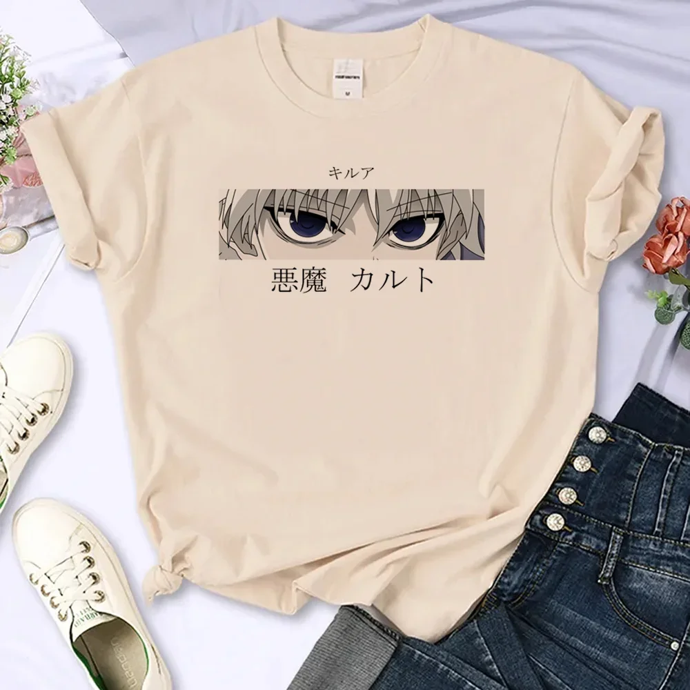 Hunter x t-shirts women harajuku Tee female anime designer 2000s clothes