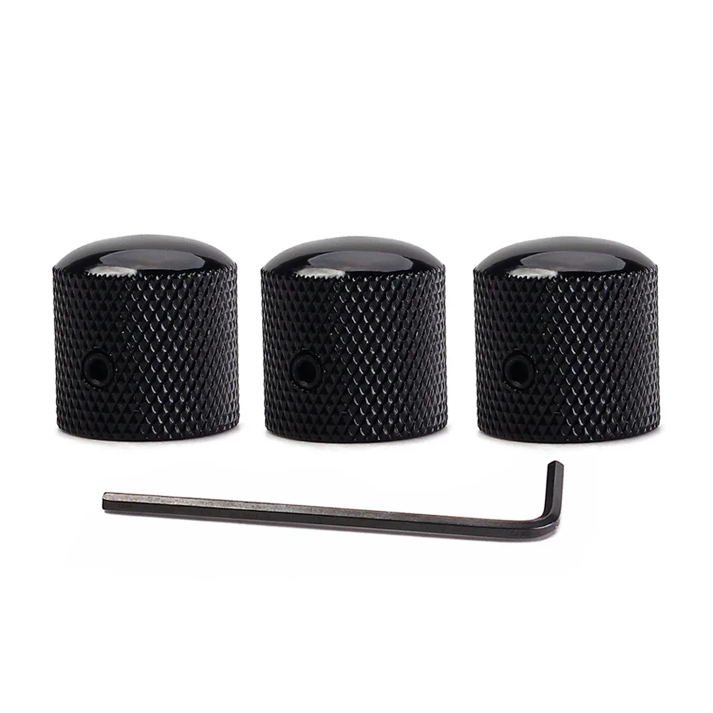 

Knob Guitar Control Knobs Electric Volume Bass Amp Potentiometer Sound Strat Tone Pedal Effect Dome Audio Universal