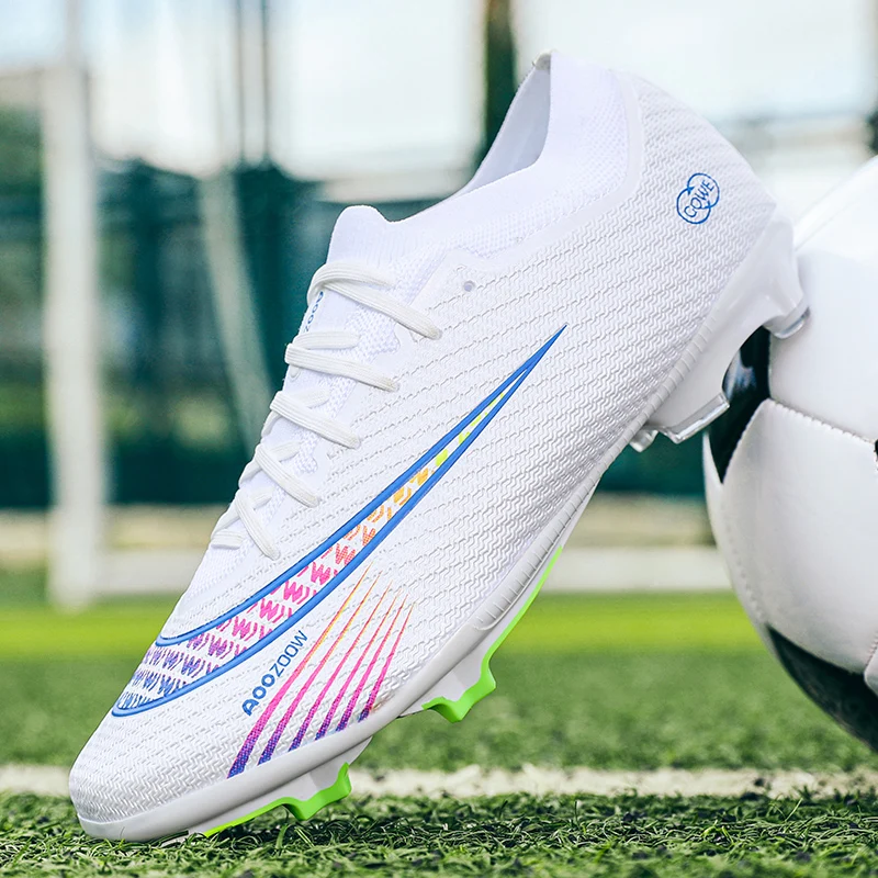 

Messi Football Boots Cleats Wholesale Chuteira Society Durable Comfortable Quality Soccer Shoes for Outdoor Light Futsal Sneaker