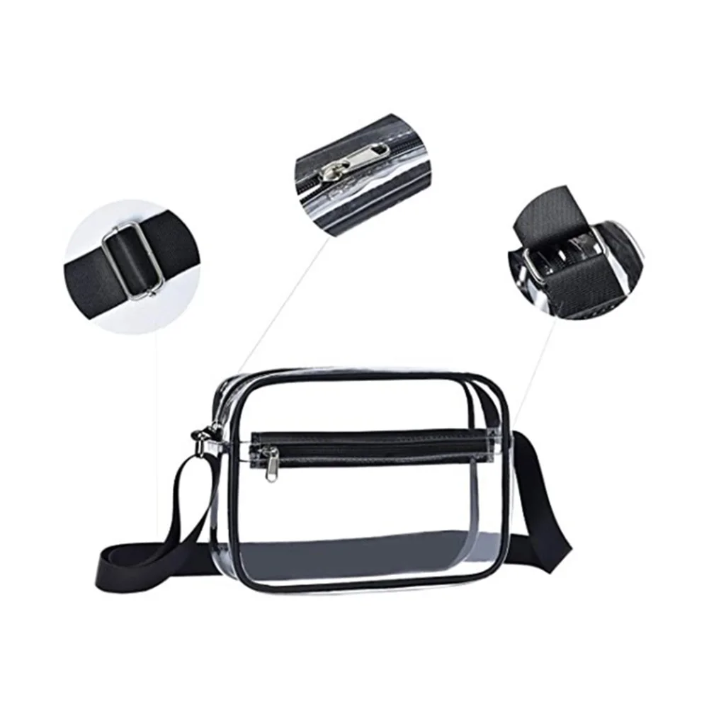 Винтажные женские сумки на плечо прозрачный дизайн из ПВХ мужские повседневные