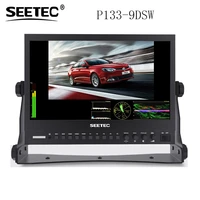 seetec p133 9dsw broadcast monitor 13 3 inch ips fhd 1920x1080 3g sdihdmi waveformvector professional desktop lcd monitor