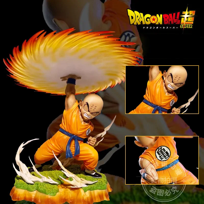 

Фигурка дракона-жемчуга krillin, 26 см, Коллекционная модель из ПВХ, аниме, наружное украшение, Настольная игрушка, праздничный подарок для детей