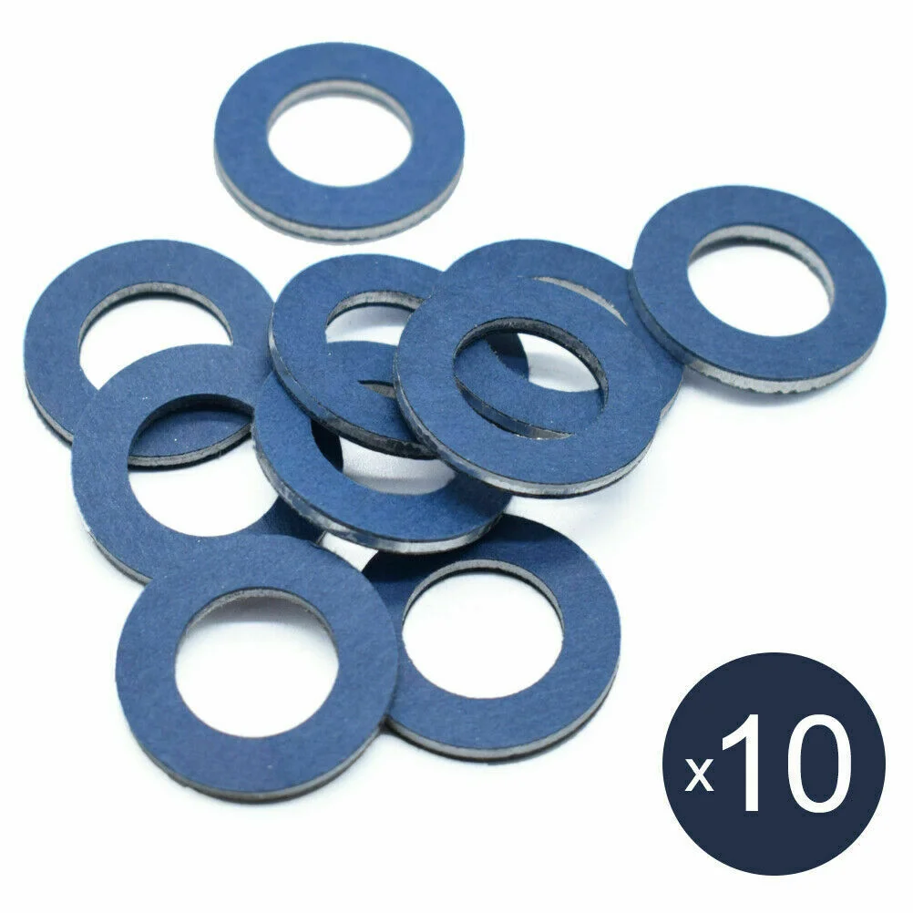 10/20 PCS Engine Oil Drain Plug Seal Washer Oil Pan Gaskets Rings 90430-12031 FOR TOYOTA LEXUS Car Accessories