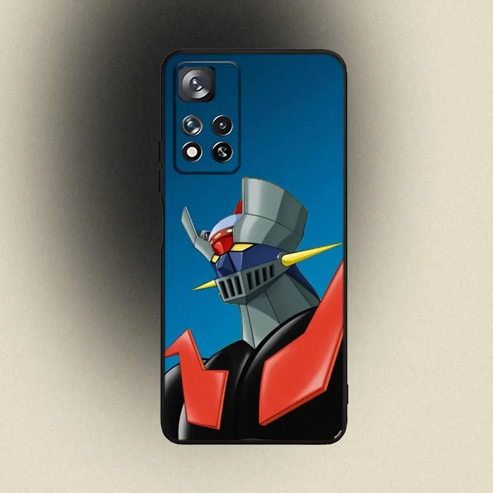 Чехол для телефона Mazinger Z Robot Samsung Galaxy A20 A21s A22 A31 A32 A52 A53 A72 73 A80 A91 Мягкий черный чехол