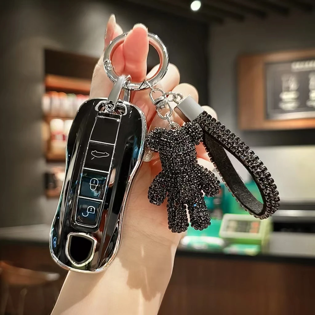 Чехол из ТПУ для автомобильного дистанционного ключа брелок Porsche 991 996 958 918 911 970 997