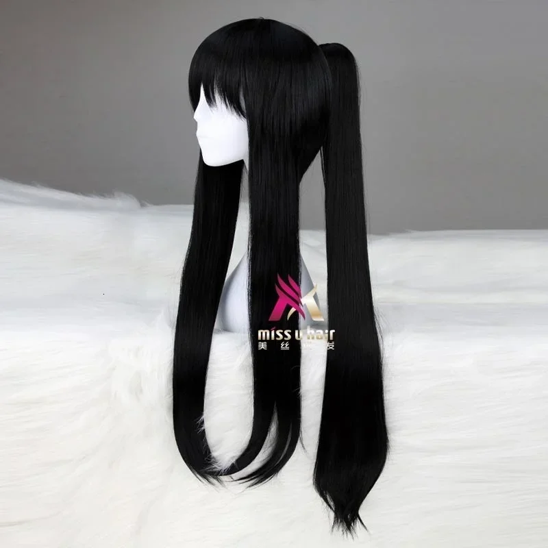 Новинка длинный черный синтетический парик для косплея yu kanda из искусственных