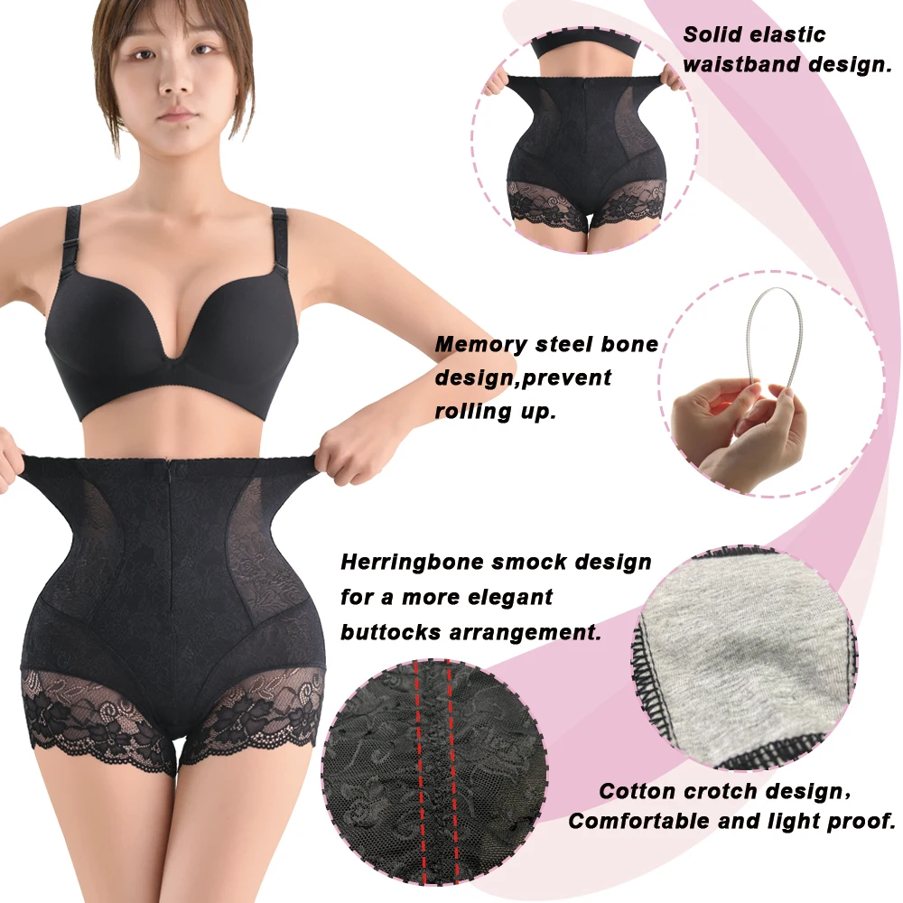 SEXYWG Shapewear Shorts High Waist Body Shaper Panties  for Tummy Control Sexy Women Shape Wear Shorts Belly Control