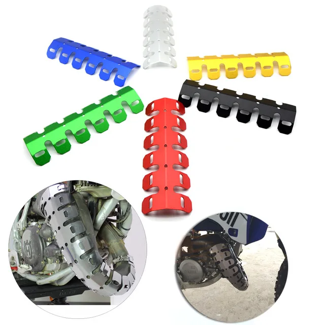 

Аксессуары для мотоциклов, защита для глушителя выхлопной трубы, протектор для ножек, тепловая Защитная крышка для Kawasaki, Yamaha, Honda, BMW, Ducati, внедорожных мотоциклов