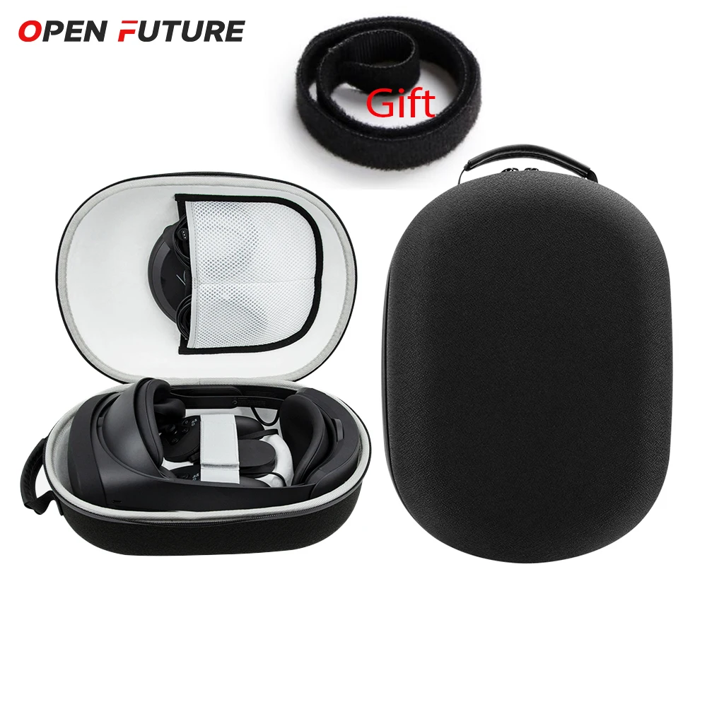 

Портативный портативный чехол для переноски VR-гарнитуры, защитная сумка, Жесткая Сумка для хранения для путешествий для Meta Quest Pro