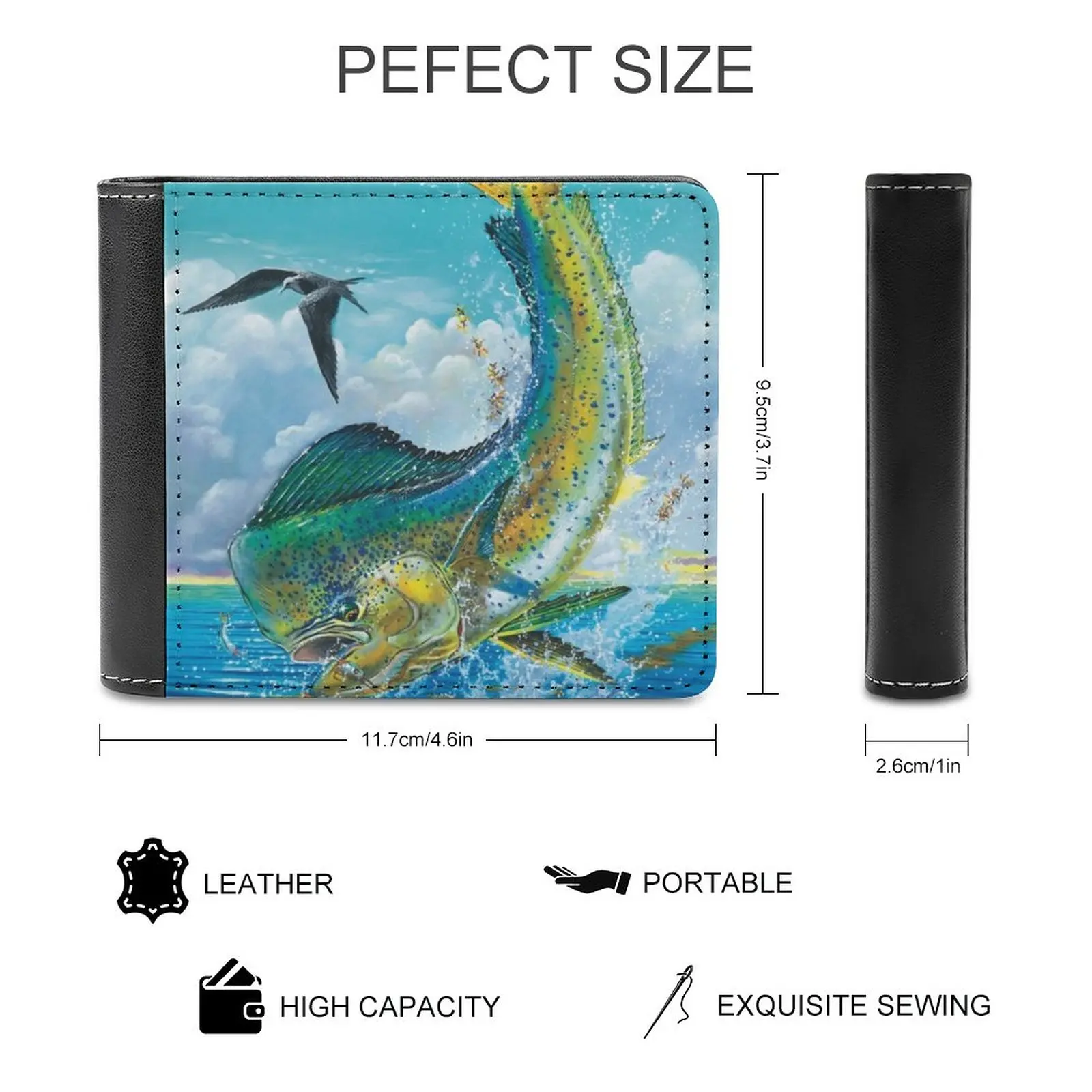 Кожаный кошелек Slammer Mahi мужской персонализированный сделай сам короткий