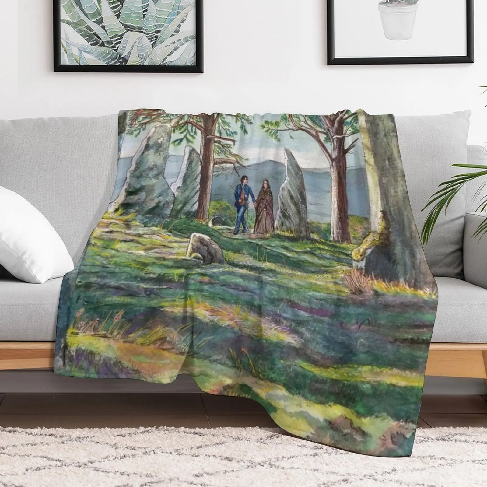 Одеяло Craigh na Dun (Outlander) Retros Furrys Одеяла для пикника