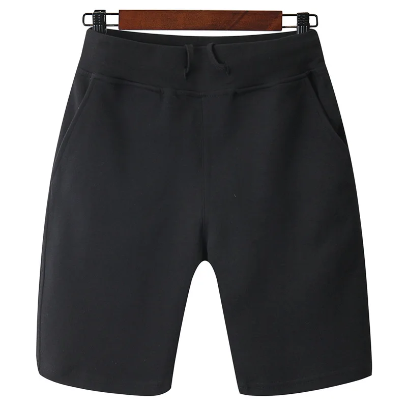Fashion Brand Men Casual Shorts Men's Elasticity Straight Shorts Summer New Solid Color Beach Shorts Male