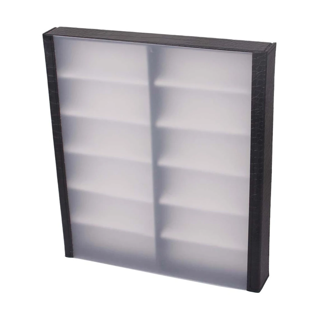 12-grid Glasses Storage Box Divider Organizer Large Capacity Eyeglasses Jewelry Display Show Stand Case for Living Room