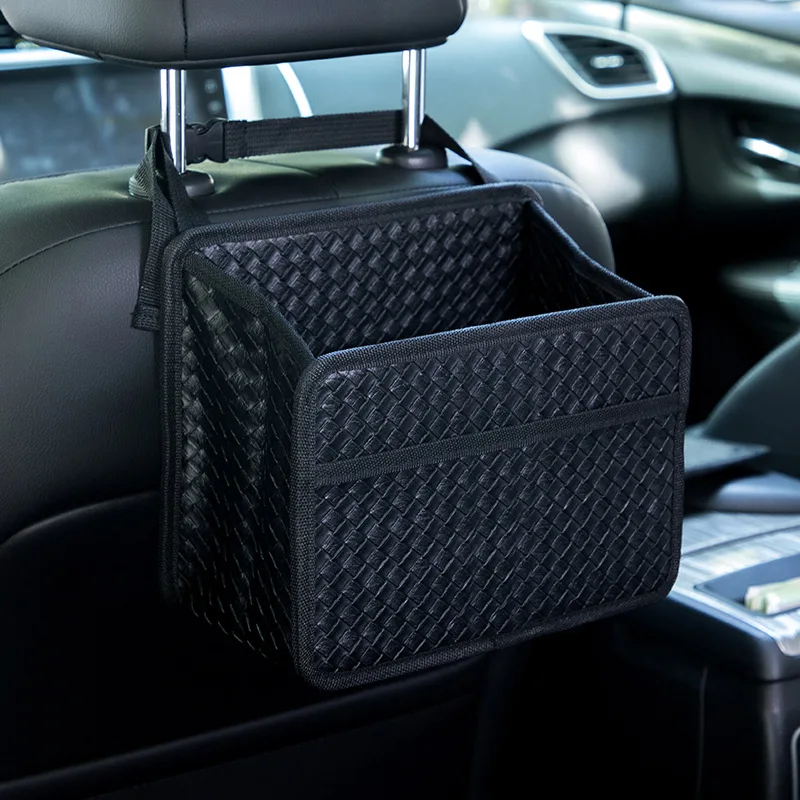 

Hanging garbage bag in the car car multi-functional folding trash can large-capacity storage box car interior supplies