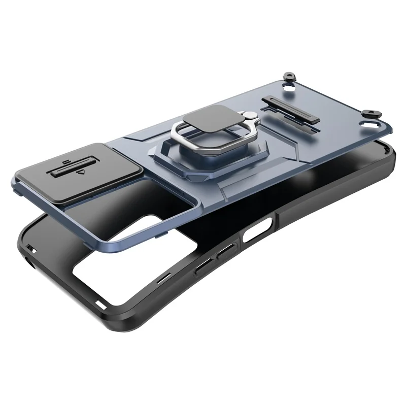 Слайд камера Funda для Xiaomi Poco C65 чехол магнитное кольцо подставка броня телефона Pocco