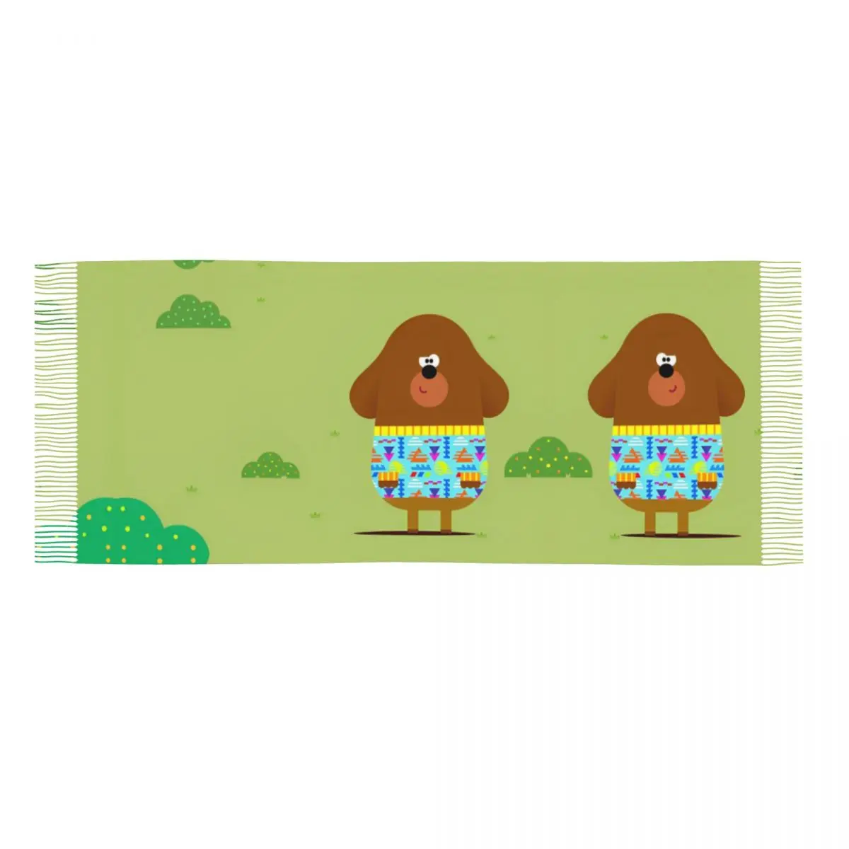 Женский шарф с кисточкой H-Hey D-Duggees длинная мягкая теплая шаль и накидка