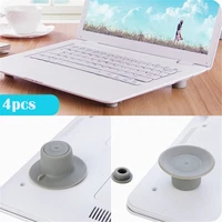 4pcs non slip laptop heat reduction pad heat cooling feet stand laptop holder cooling pad desk set stationery desk organizer