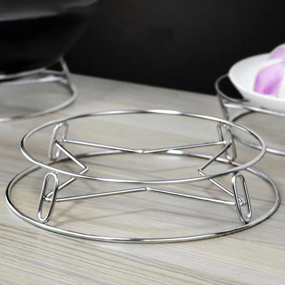 

20/26cm Stainless Steel Wok Rack Five Stars Steam Rack Mutifunction Wok Pot Holder Home Kitchen Cookware Accessories