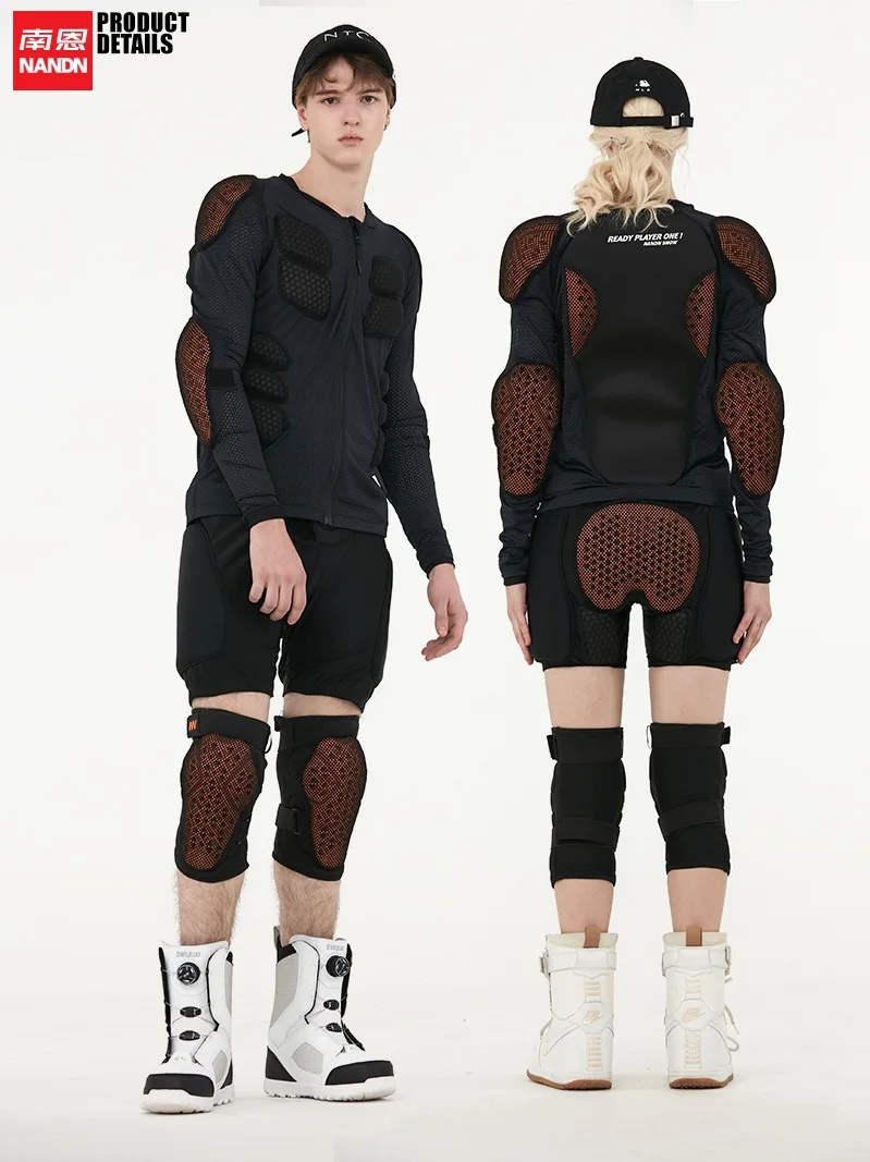 

Nanen Ski Fall Protection Single And Double Board Armor Back Anti-Collision Men'S Inner Wear Protective Gear, Female Chest And E