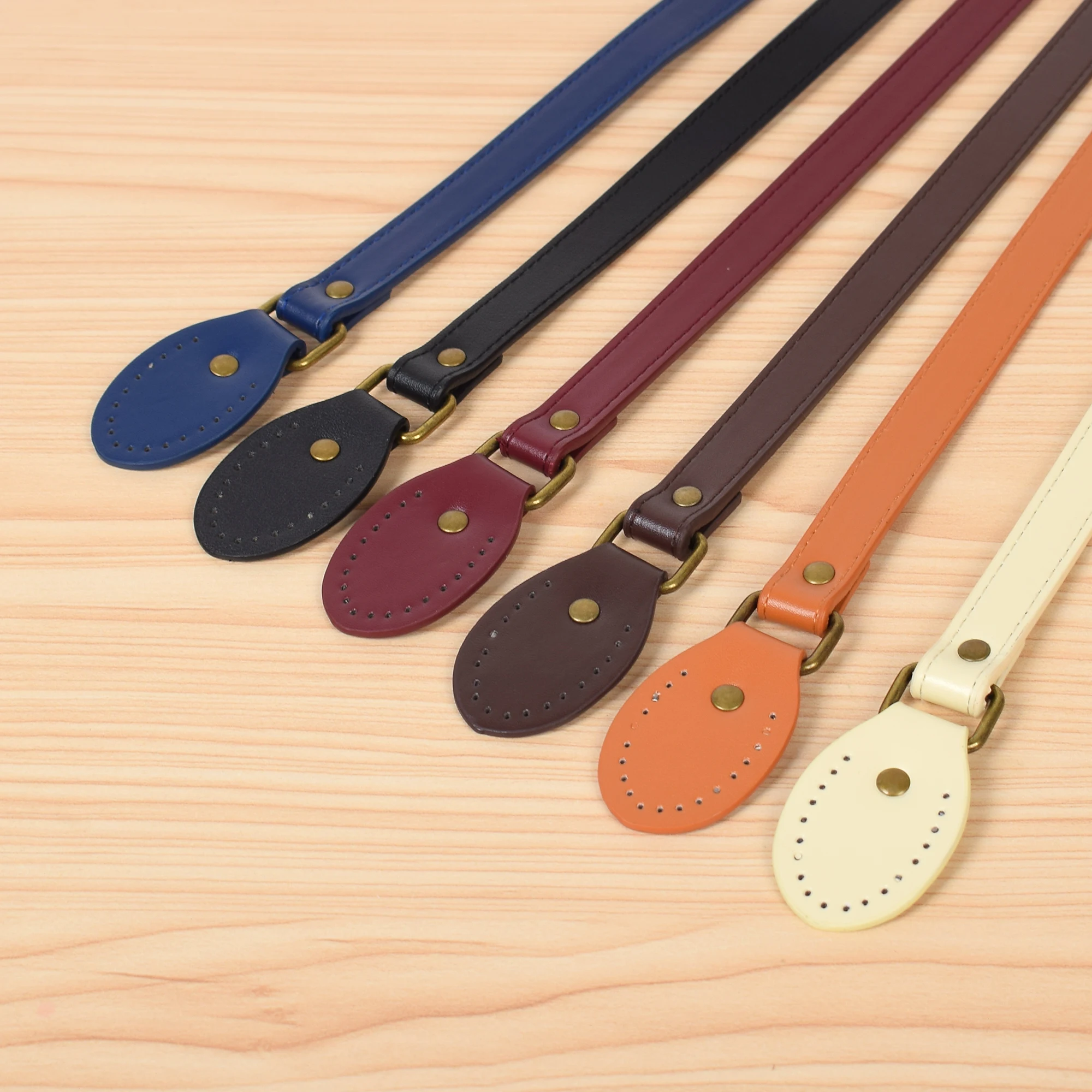 

62cm PU Leather Handbags Bag Handle Strap DIY Handmade Replace Leather Rope Replacement Bag Belt Band Bag Accessories