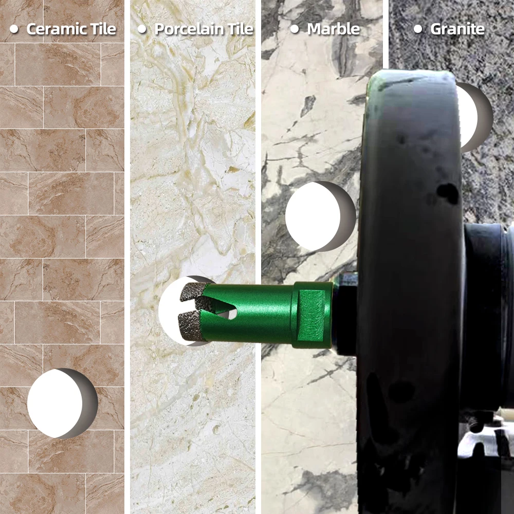 10 шт. алмазные буровые долота с резьбой M14 и мм