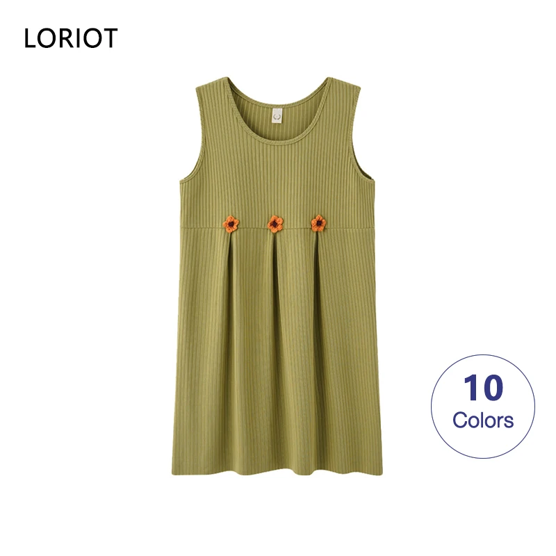 

Пижама в рубчик LORIOT для женщин, ночная рубашка, ночная рубашка, пижама, одежда для сна, одежда для сна без рукавов, милая пикантная повседневн...