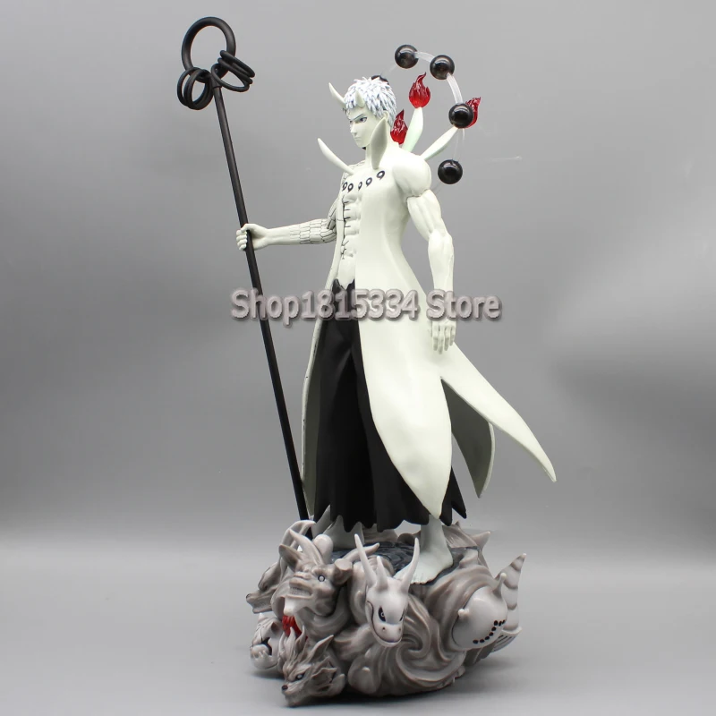 Аниме Наруто Шиппуден фигурки Учиха Обито НАРУТО 40 см ПВХ статуя Коллекция