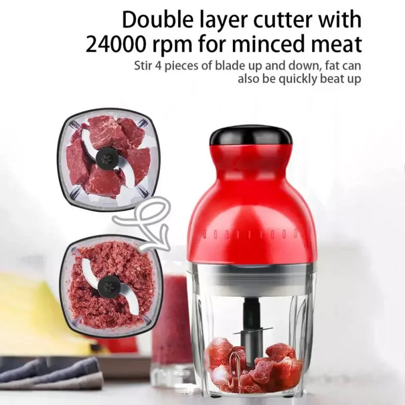 

Multifunctional Meat Grinder Vegetable Grinder Mincer Baby Food Processor Slicer Kitchen Artifact Cooking Machine 2021