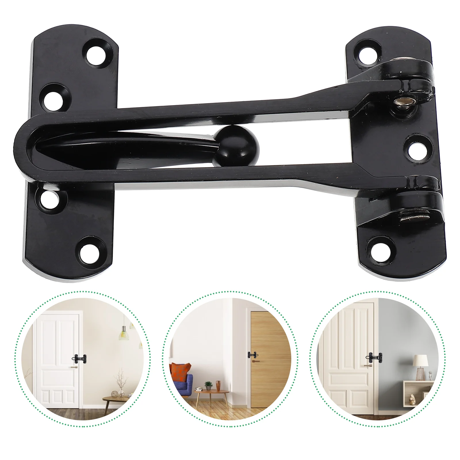 

Door Lock Swing Barguarddoors Finger Frontinstallation Zinc Alloy Home Chain Guards