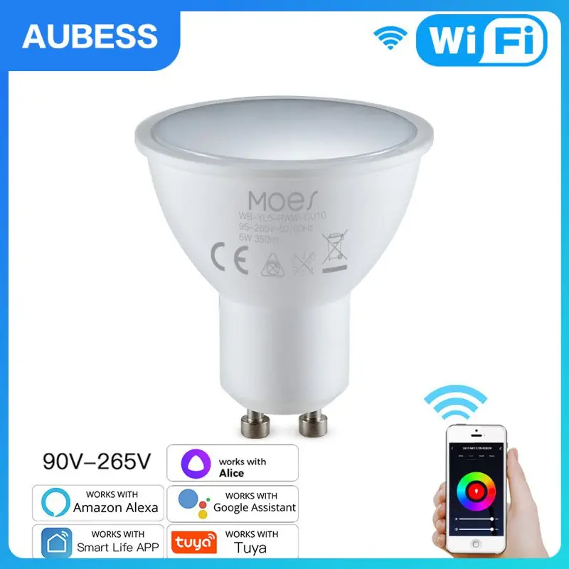 

Rgbcw Dimmable Light Timer Smart Life Smart Gu10 Bulbs Saving Energy Diy Color Smart Led Lamps Work With Alexa Google Home Alice