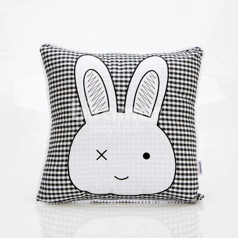 

Cushion Bunny Chess Black, , Black Beautiful Sofa Waist Throw Cushion Home Sofa Decoration Pillow