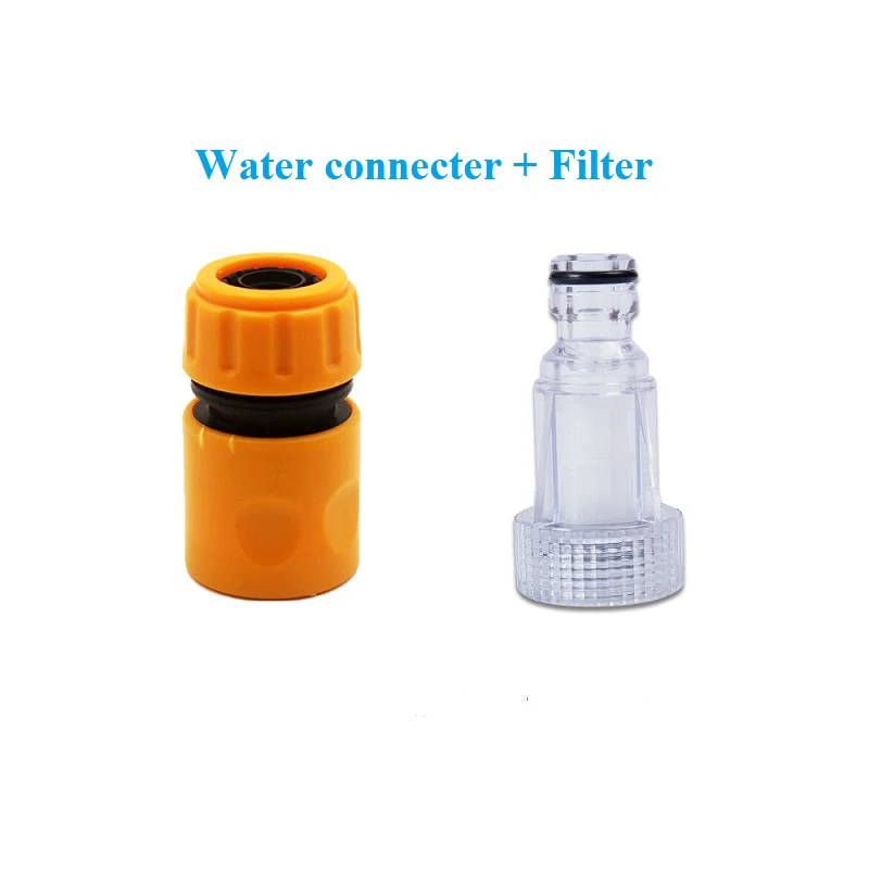 Water Connector Filter Accessories Car Washer Adapter Pressure Washer Filters Nets Hose Pipe Fitting Nozzle High Pressure Washer