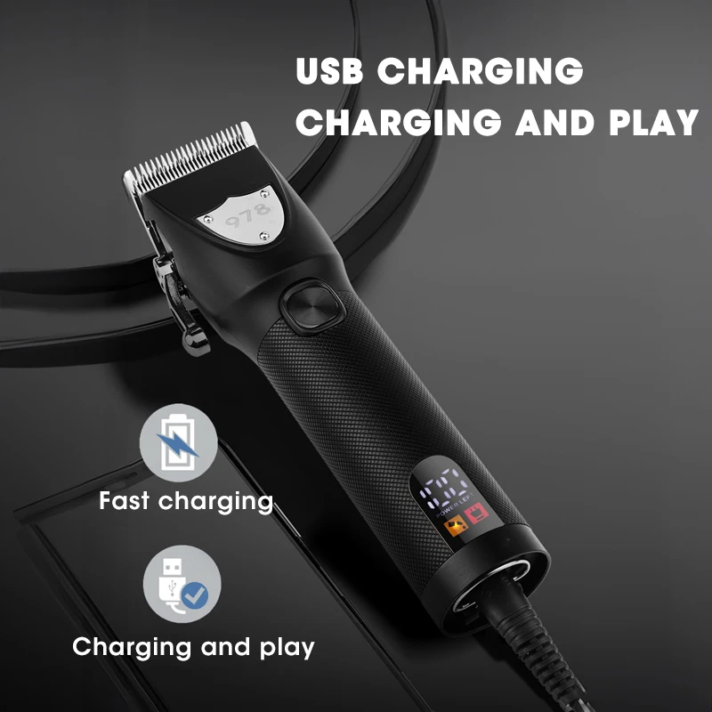 Машинка для стрижки волос RESUXI Мужская электрическая бритва высокой мощности