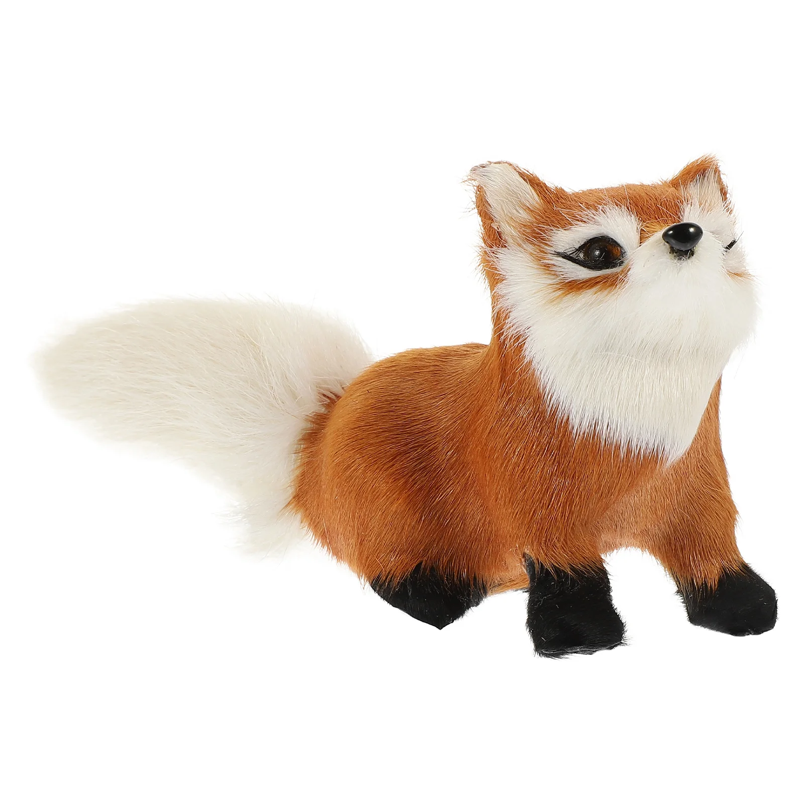 

Outdoor Kid Toys Simulation Fox Lovely Plush Animal Decorate Imitation Foxes Model Adorable Figurine Child