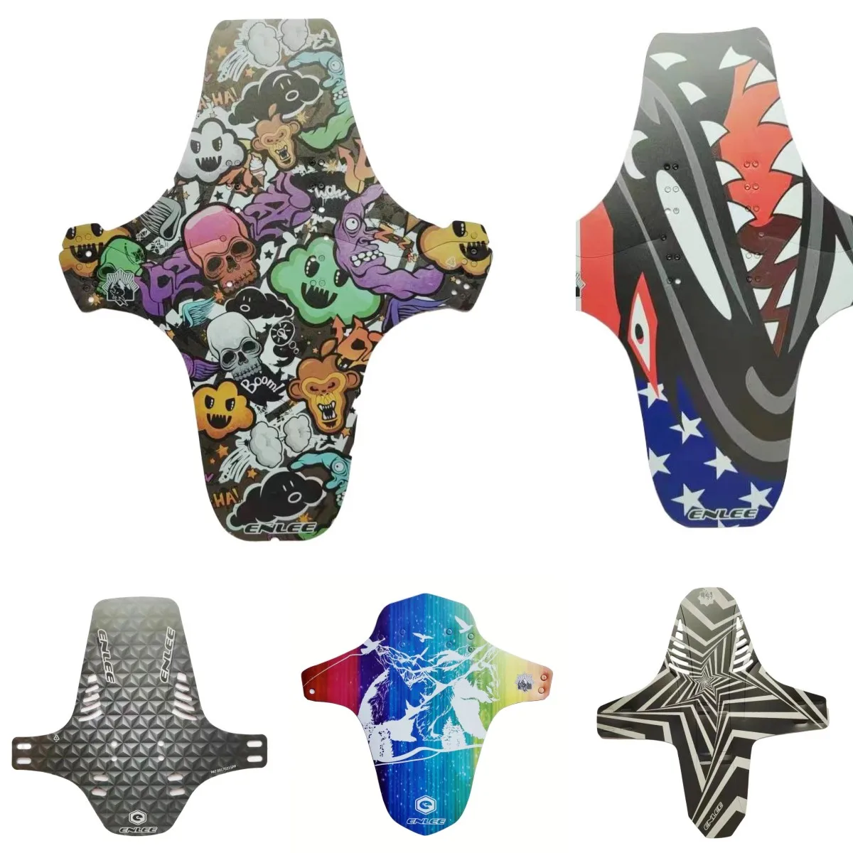 

ENLEE Road Bike Fender Mountain Bike Fender Front Mudguard Bicycle Part