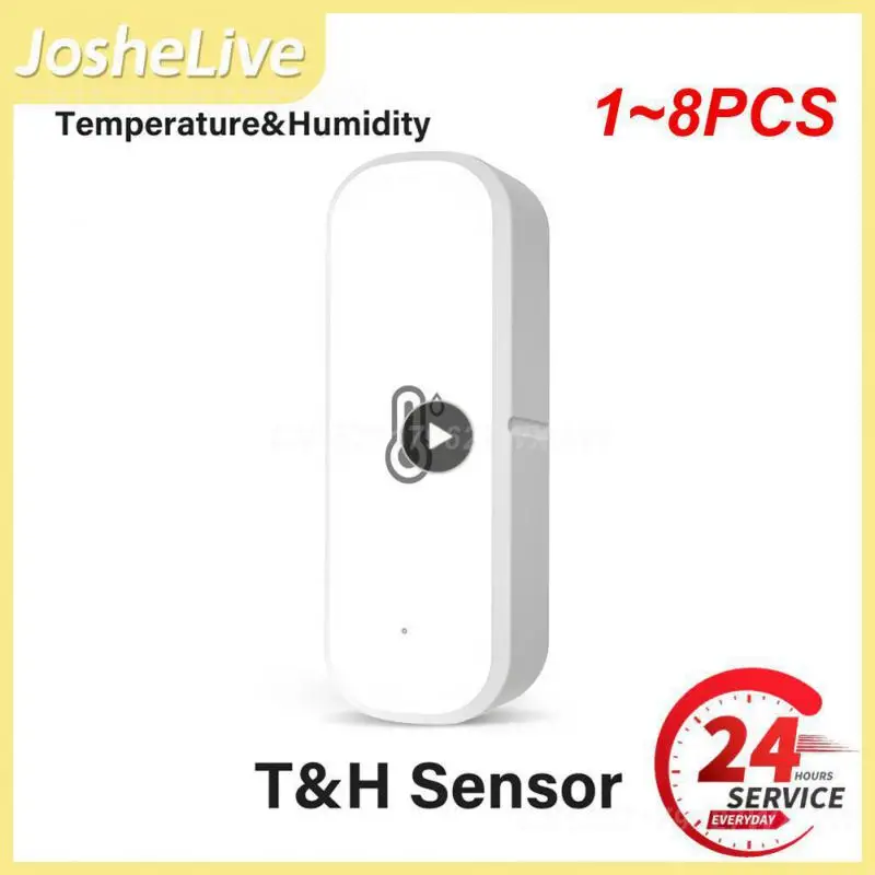 

1~8PCS Zigbee 3.0 Wifi Tuya Temperature Humidity Sensor Smart Home Thermometer Hygrometer Detector With Alexa Google Smart Life