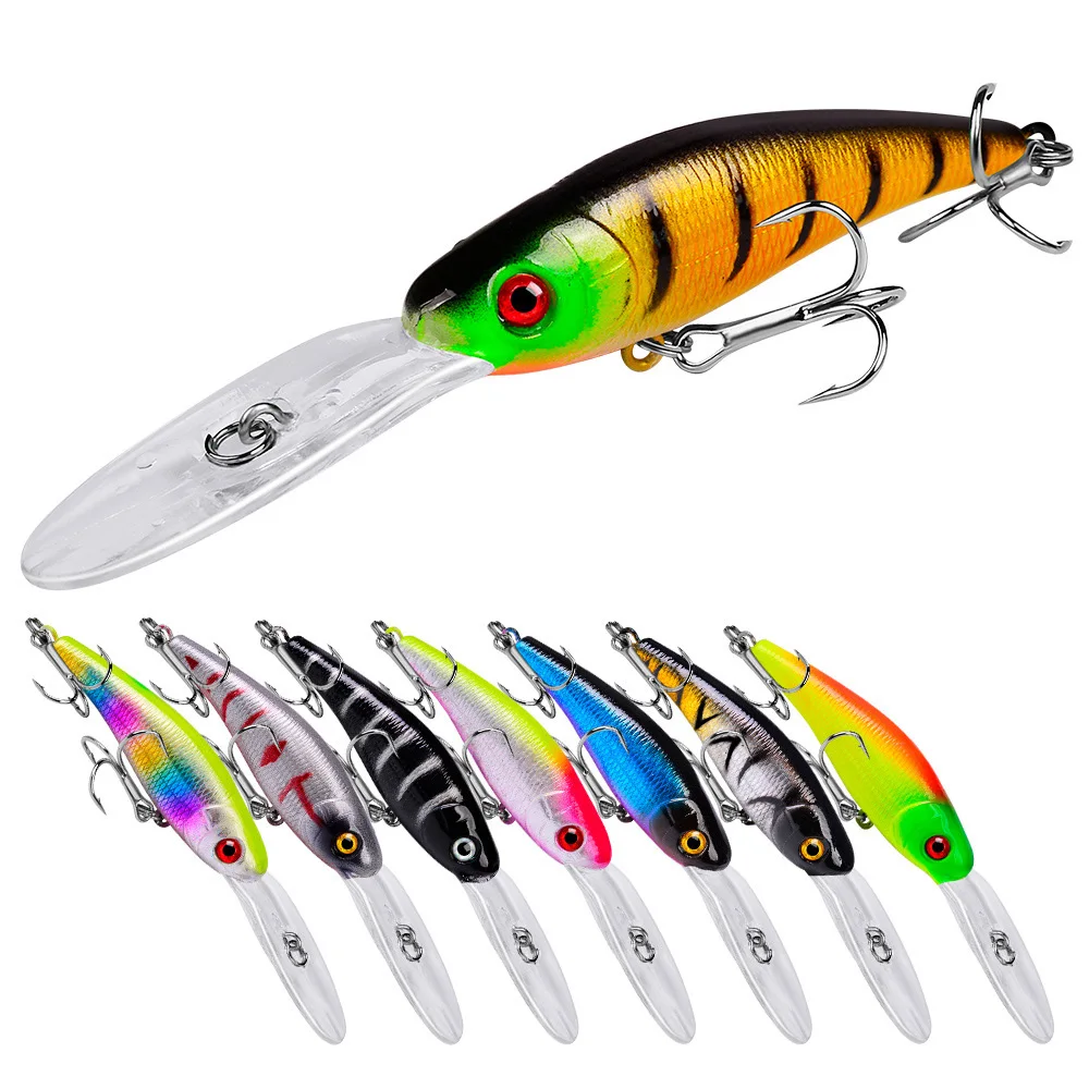 

1Pcs Minnow Fishing Lures Sinking Wobbler Swimbait Artificial Hard Bait 10cm 9.5g Crankbait for Carp Bass Pesca Fishing Tackle