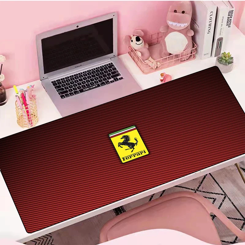 Ferrari Gaming Mousepad Anime Keyboard Pad Pc Accessories Desk Protector Rubber Mat Deskmat Gamer Cheap Extended Mouse Pads Xxl