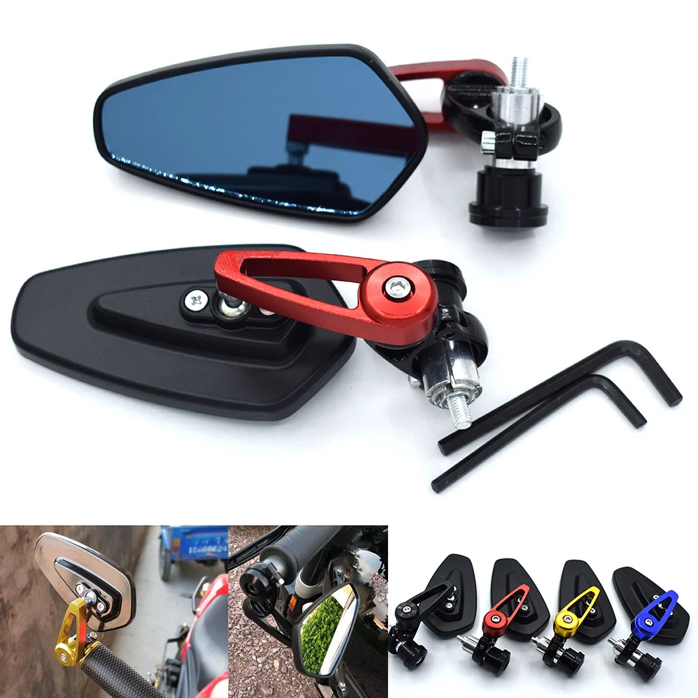 

Universal motorcycle 7/8" 22mm Handlebar Aluminum Rear View Mirrors For Honda CBR150R CBR250R CBR300R CBR600F CBR650F CB650F