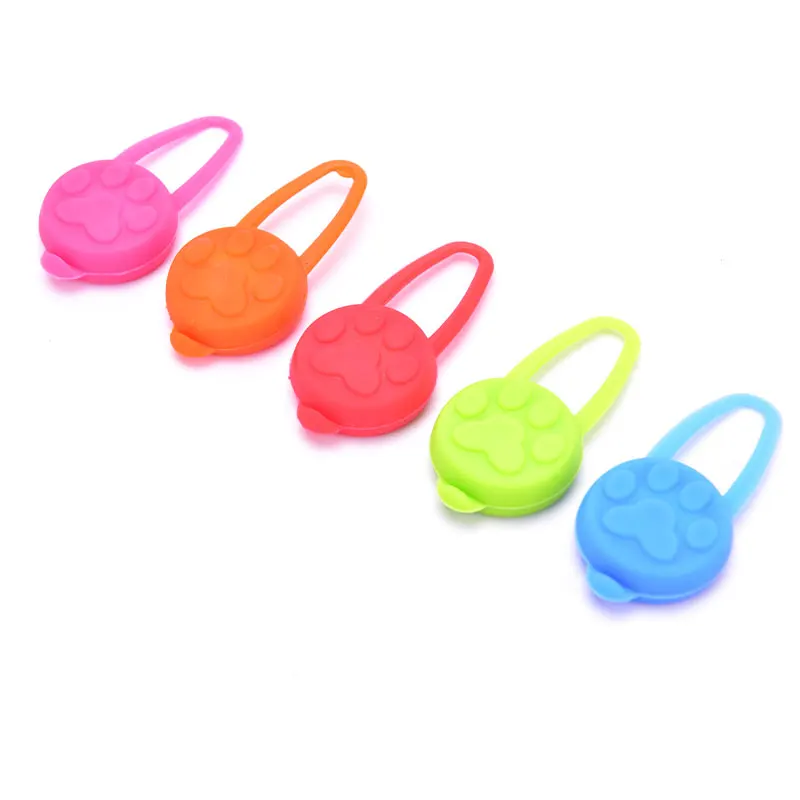 

Силиконовый резиновый светодиодный ошейник для домашних животных огни воротника Ночная Безопасность ошейник для собак и кошек светящаяся ...